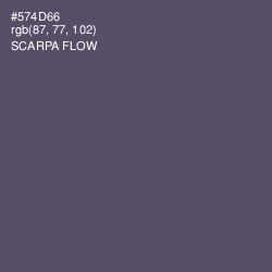 #574D66 - Scarpa Flow Color Image
